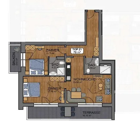 A Casa Infinity Apartman Serfaus